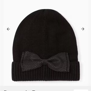 Kate Spade Outlet Beanie with Bow